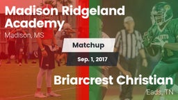 Matchup: Madison Ridgeland vs. Briarcrest Christian  2017