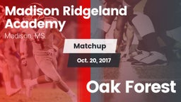 Matchup: Madison Ridgeland vs. Oak Forest 2017