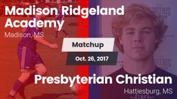 Matchup: Madison Ridgeland vs. Presbyterian Christian  2017