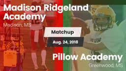 Matchup: Madison Ridgeland vs. Pillow Academy 2018