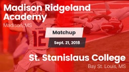 Matchup: Madison Ridgeland vs. St. Stanislaus College 2018
