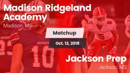 Matchup: Madison Ridgeland vs. Jackson Prep  2018