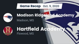 Recap: Madison Ridgeland Academy vs. Hartfield Academy  2020