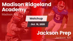 Matchup: Madison Ridgeland vs. Jackson Prep  2020
