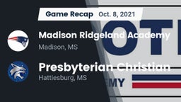 Recap: Madison Ridgeland Academy vs. Presbyterian Christian  2021