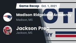 Recap: Madison Ridgeland Academy vs. Jackson Prep  2021