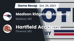 Recap: Madison Ridgeland Academy vs. Hartfield Academy  2021