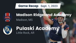 Recap: Madison Ridgeland Academy vs. Pulaski Academy 2023