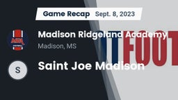 Recap: Madison Ridgeland Academy vs. Saint Joe Madison 2023