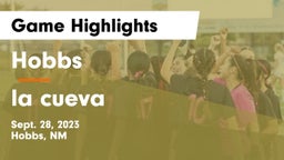 Hobbs  vs la cueva  Game Highlights - Sept. 28, 2023