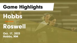 Hobbs  vs Roswell  Game Highlights - Oct. 17, 2023