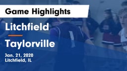 Litchfield  vs Taylorville  Game Highlights - Jan. 21, 2020