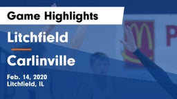 Litchfield  vs Carlinville  Game Highlights - Feb. 14, 2020