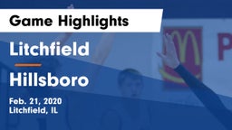 Litchfield  vs Hillsboro Game Highlights - Feb. 21, 2020