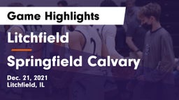 Litchfield  vs Springfield Calvary Game Highlights - Dec. 21, 2021