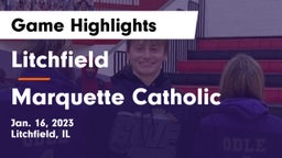 Litchfield  vs Marquette Catholic  Game Highlights - Jan. 16, 2023