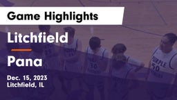 Litchfield  vs Pana  Game Highlights - Dec. 15, 2023