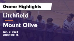 Litchfield  vs Mount Olive Game Highlights - Jan. 2, 2024