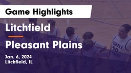 Litchfield  vs Pleasant Plains  Game Highlights - Jan. 6, 2024