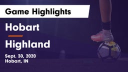 Hobart  vs Highland  Game Highlights - Sept. 30, 2020