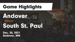 Andover  vs South St. Paul  Game Highlights - Dec. 20, 2021