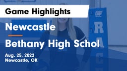 Newcastle  vs Bethany High Schol Game Highlights - Aug. 25, 2022