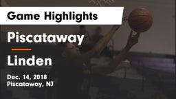 Piscataway  vs Linden  Game Highlights - Dec. 14, 2018