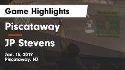 Piscataway  vs JP Stevens  Game Highlights - Jan. 15, 2019