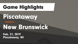 Piscataway  vs New Brunswick  Game Highlights - Feb. 21, 2019
