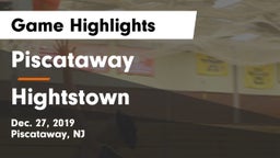 Piscataway  vs Hightstown  Game Highlights - Dec. 27, 2019