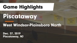Piscataway  vs West Windsor-Plainsboro North  Game Highlights - Dec. 27, 2019
