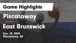 Piscataway  vs East Brunswick  Game Highlights - Jan. 18, 2020