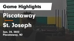 Piscataway  vs St. Joseph  Game Highlights - Jan. 24, 2022