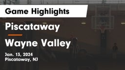 Piscataway  vs Wayne Valley  Game Highlights - Jan. 13, 2024