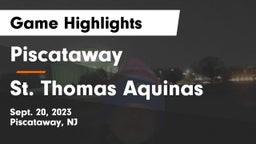 Piscataway  vs St. Thomas Aquinas Game Highlights - Sept. 20, 2023