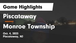 Piscataway  vs Monroe Township  Game Highlights - Oct. 4, 2023