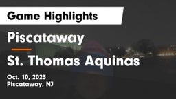 Piscataway  vs St. Thomas Aquinas Game Highlights - Oct. 10, 2023