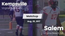 Matchup: Kempsville High Scho vs. Salem  2017