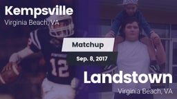 Matchup: Kempsville High Scho vs. Landstown  2017