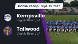 Recap: Kempsville  vs. Tallwood  2017