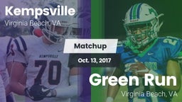 Matchup: Kempsville High Scho vs. Green Run  2017
