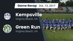 Recap: Kempsville  vs. Green Run  2017