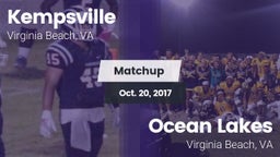 Matchup: Kempsville High Scho vs. Ocean Lakes  2017