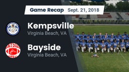 Recap: Kempsville  vs. Bayside  2018