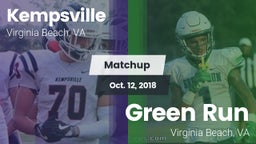 Matchup: Kempsville High Scho vs. Green Run  2018