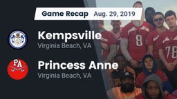 Recap: Kempsville  vs. Princess Anne  2019