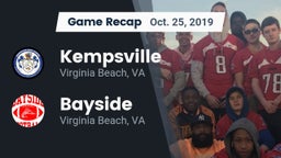 Recap: Kempsville  vs. Bayside  2019