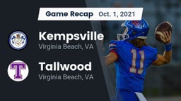 Recap: Kempsville  vs. Tallwood  2021