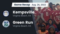 Recap: Kempsville  vs. Green Run  2022