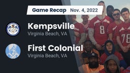 Recap: Kempsville  vs. First Colonial  2022